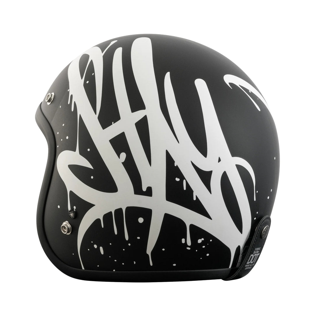 Retro T-50 Helmet | Wild One Black