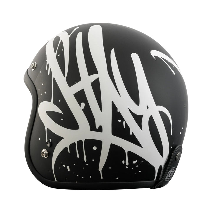 Retro T-50 Helmet | Wild One Black