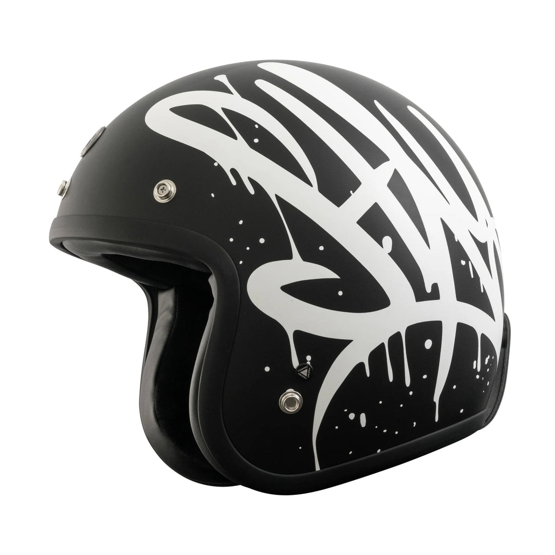 Retro T-50 Helmet | Wild One Black