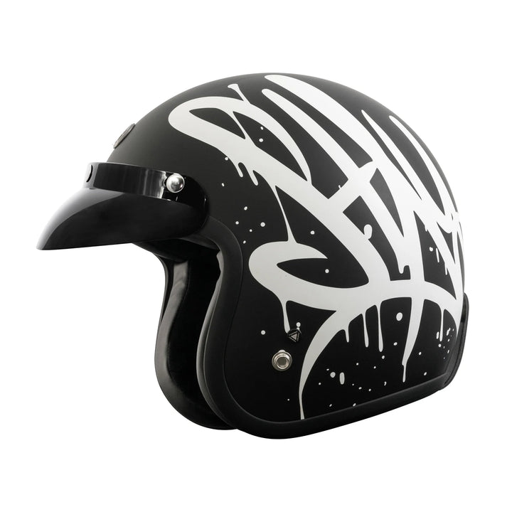 Retro T-50 Helmet | Wild One Black