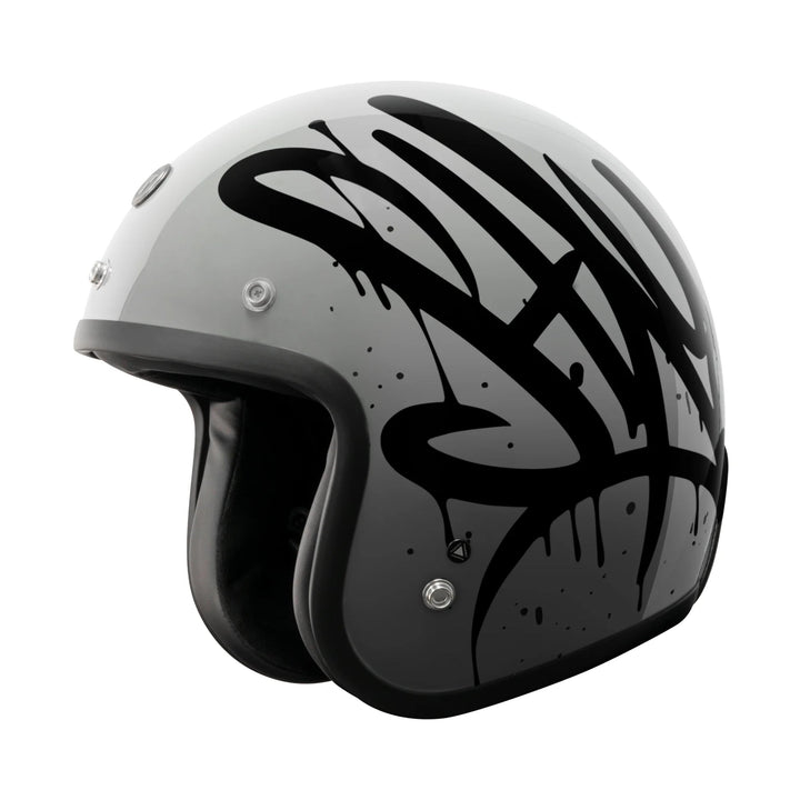 Retro T-50 Helmet | Wild One Grey