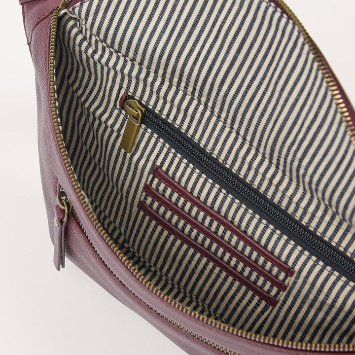 Drew Bum Bag | Dark Cherry Soft Grain Leather
