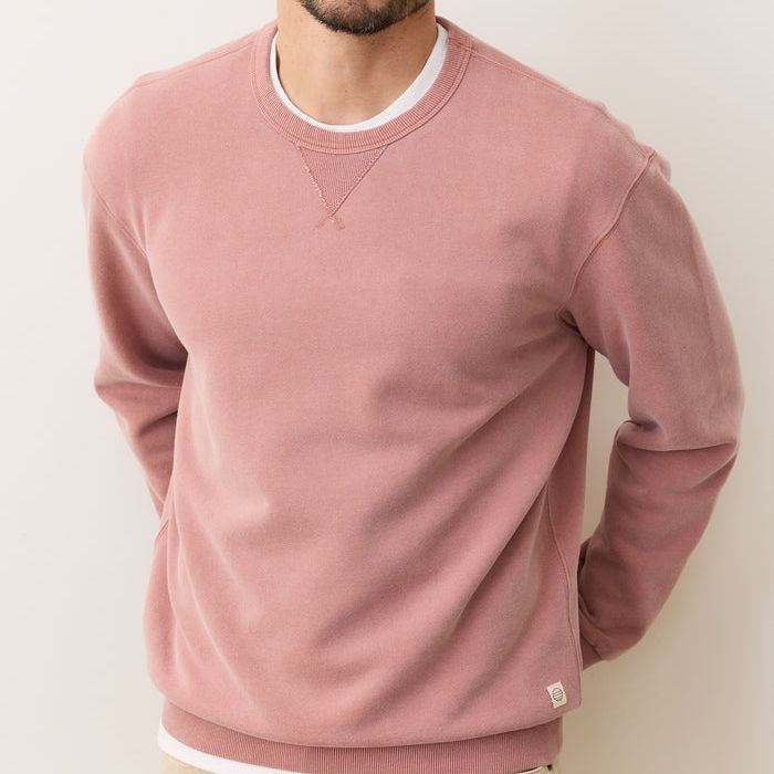 Cloud 9 Fleece Relaxed Crewneck | Ash Rose