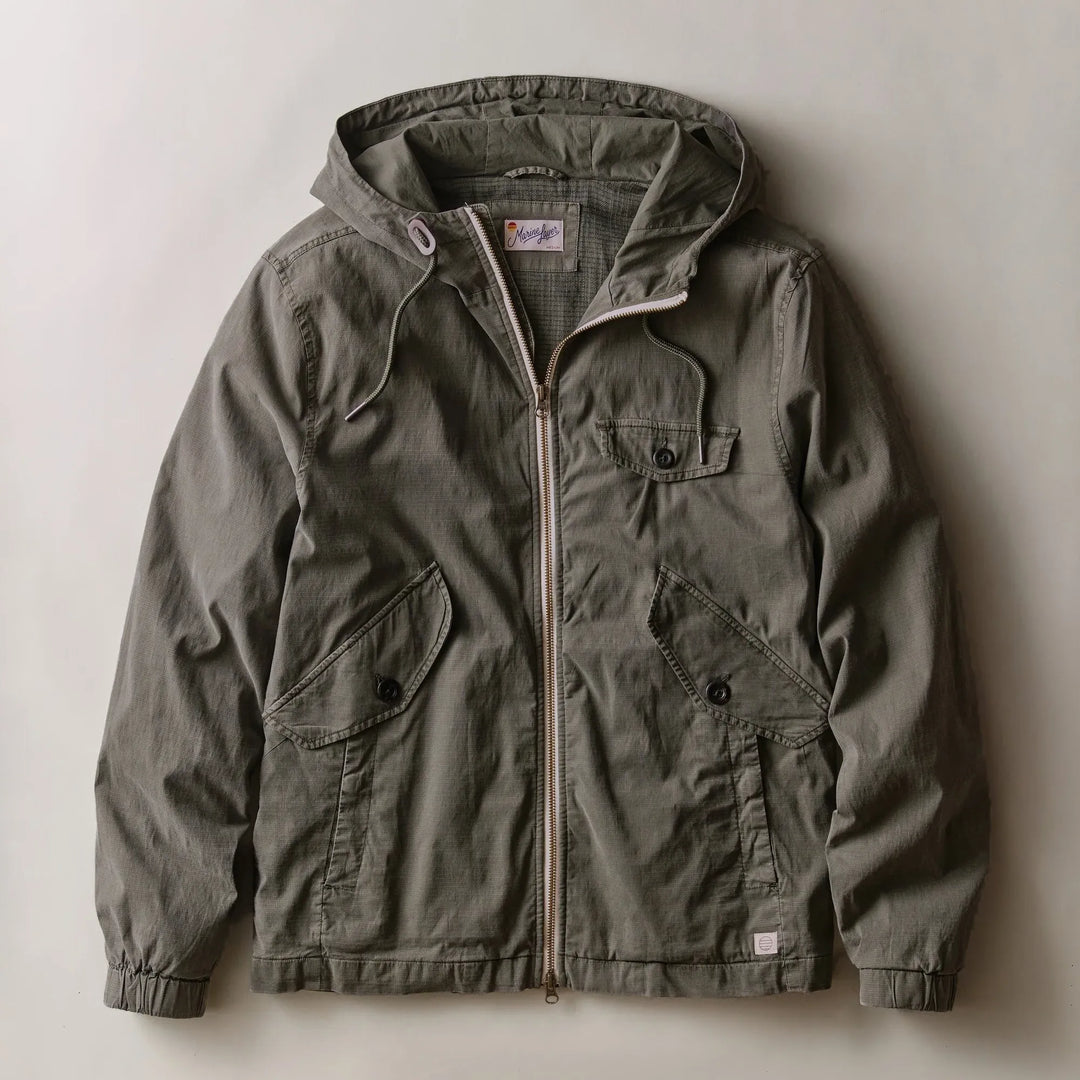 The Pierce Ripstop Windbreaker | Dark Green