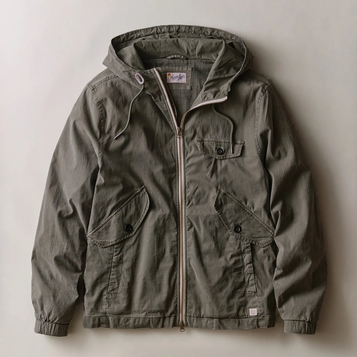 The Pierce Ripstop Windbreaker | Dark Green