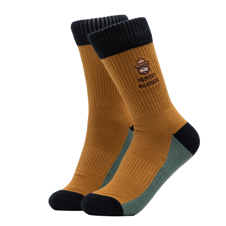 Smokey's Message Sock | Sandstone