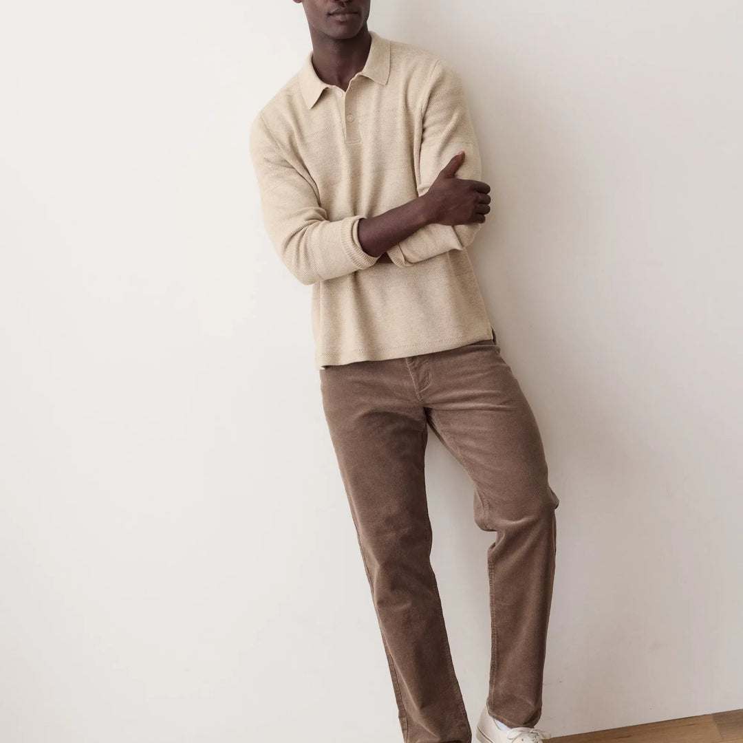 Rugby Sweater Polo | Driftwood