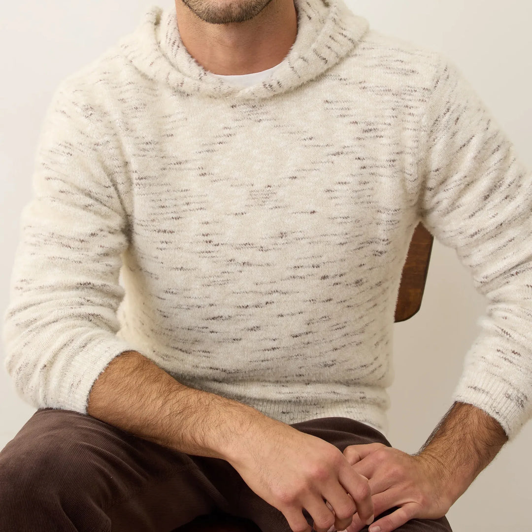 Wilder Sweater Hoodie | Natural Geo