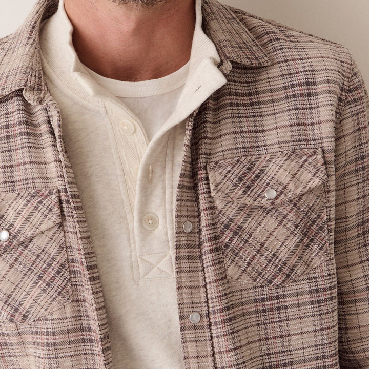 The Clark Corduroy Shirt | Brown Plaid