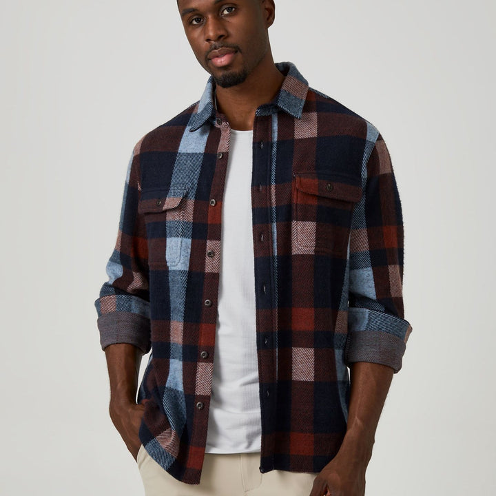 Generation Plaid Shirt | Navy