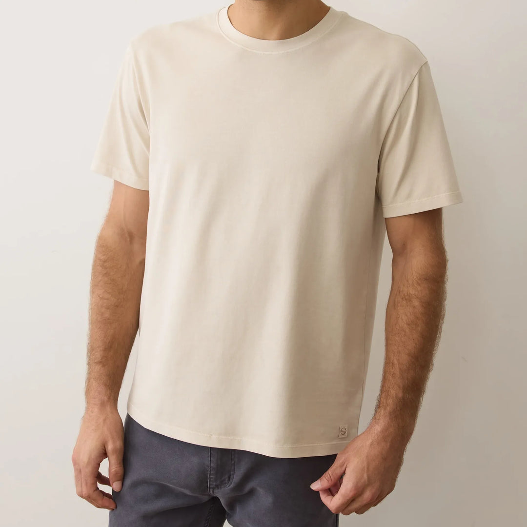 Men's Luxe Jersey Relaxed Tee | Whitecap