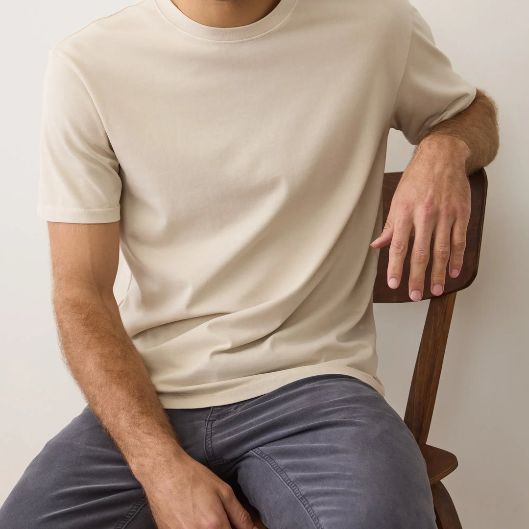 Men's Luxe Jersey Relaxed Tee | Whitecap