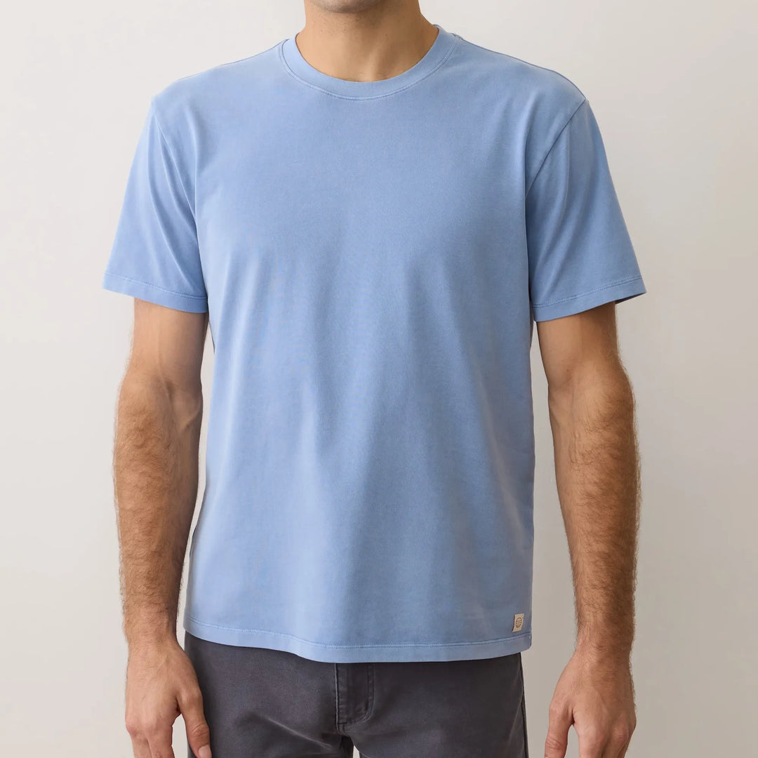 Men's Luxe Jersey Relaxed Tee | Coastal Blue