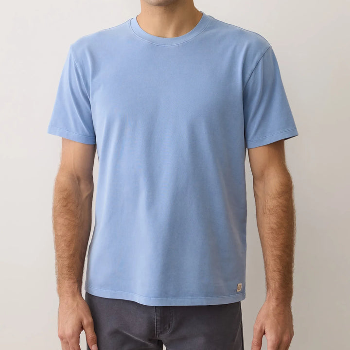 Men's Luxe Jersey Relaxed Tee | Coastal Blue