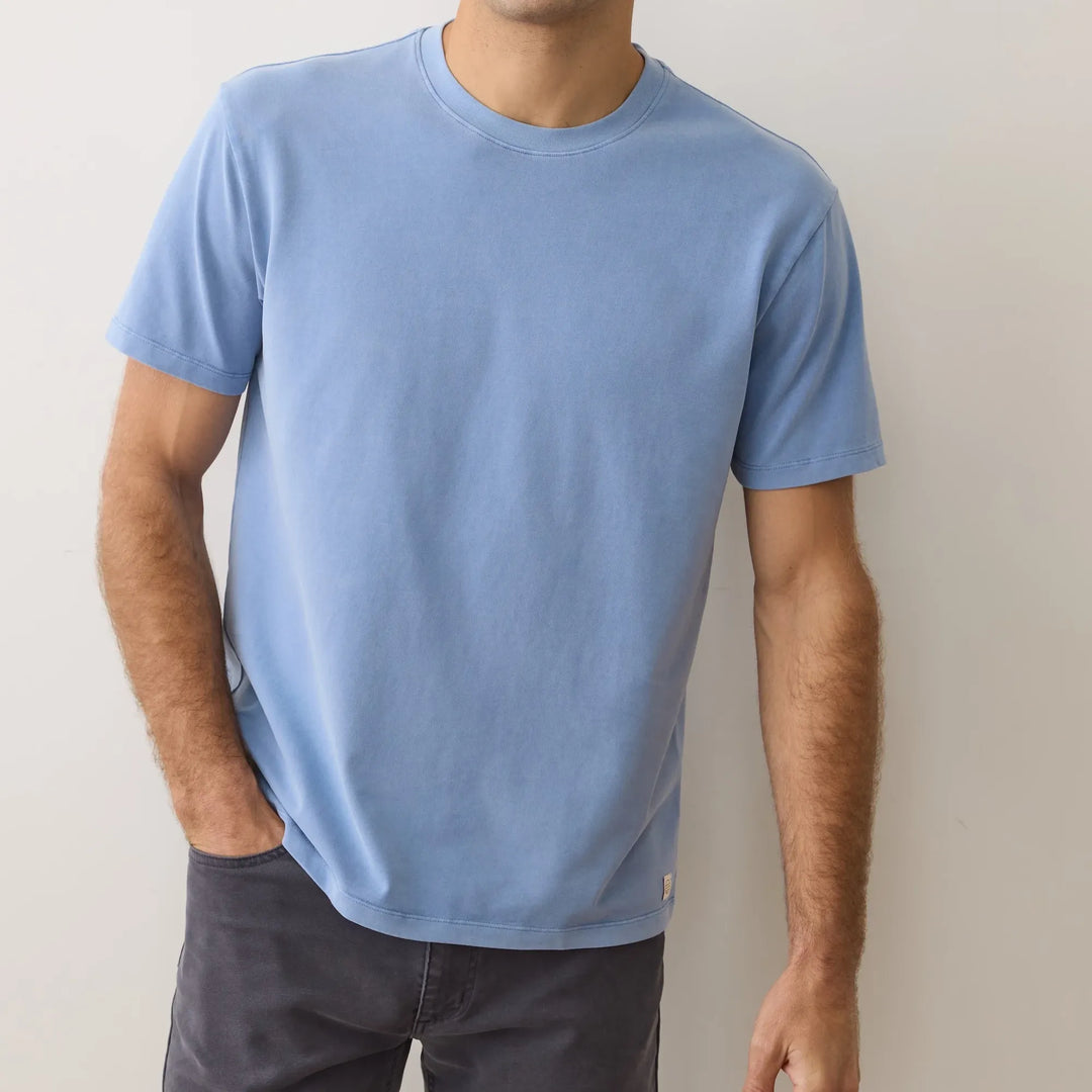 Men's Luxe Jersey Relaxed Tee | Coastal Blue
