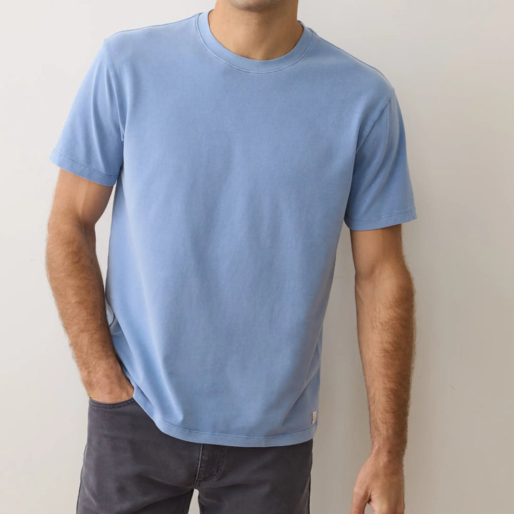 Men's Luxe Jersey Relaxed Tee | Coastal Blue