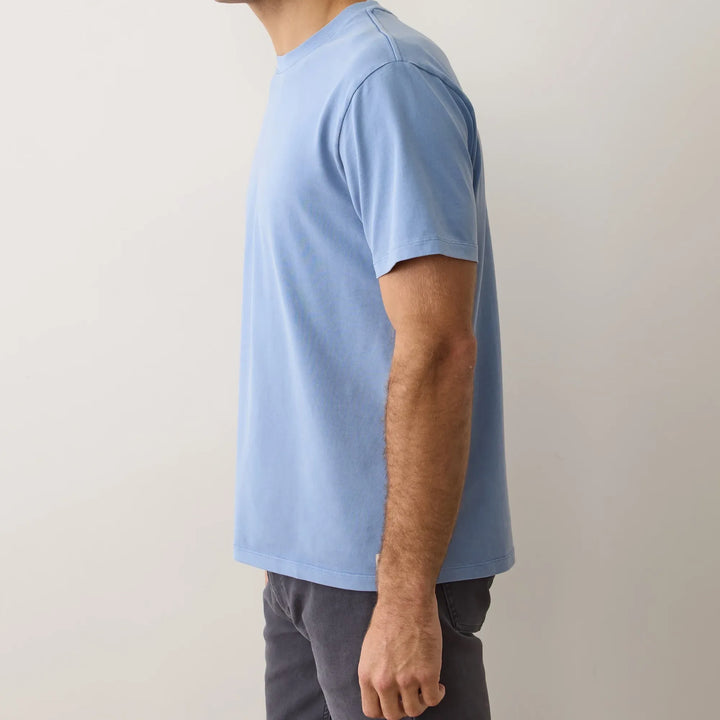 Men's Luxe Jersey Relaxed Tee | Coastal Blue