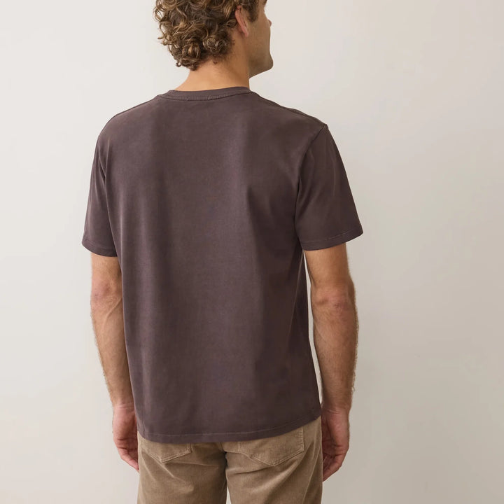 Men's Luxe Jersey Relaxed Tee | Coffee