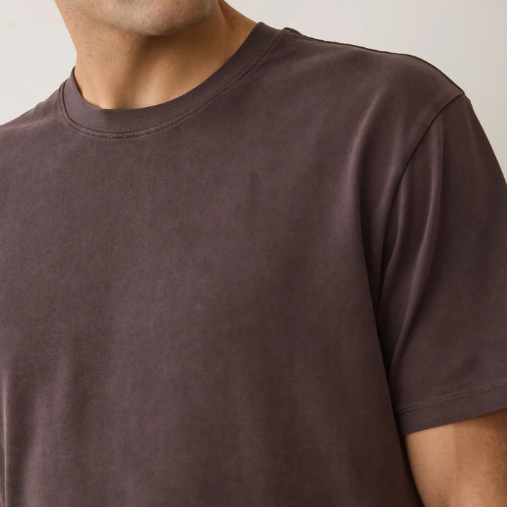 Men's Luxe Jersey Relaxed Tee | Coffee