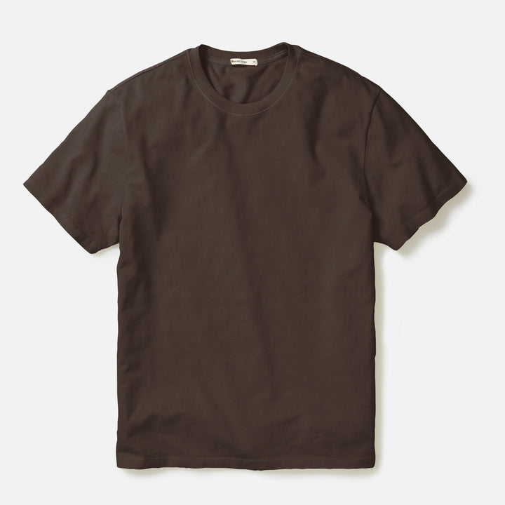 Men's Luxe Jersey Relaxed Tee | Coffee