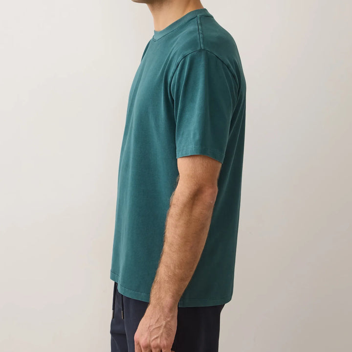 Men's Luxe Jersey Relaxed Tee | Rain Forest