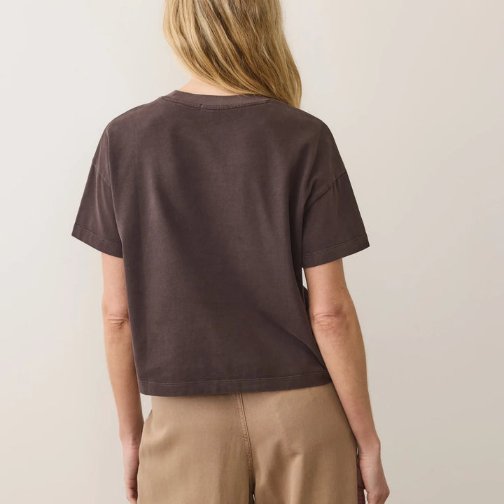 Luxe Jersey Crew Tee | Coffee