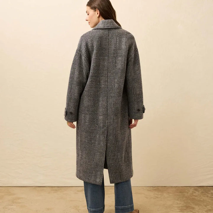 Atlantic Knit Coat - Moontide Glen Plaid