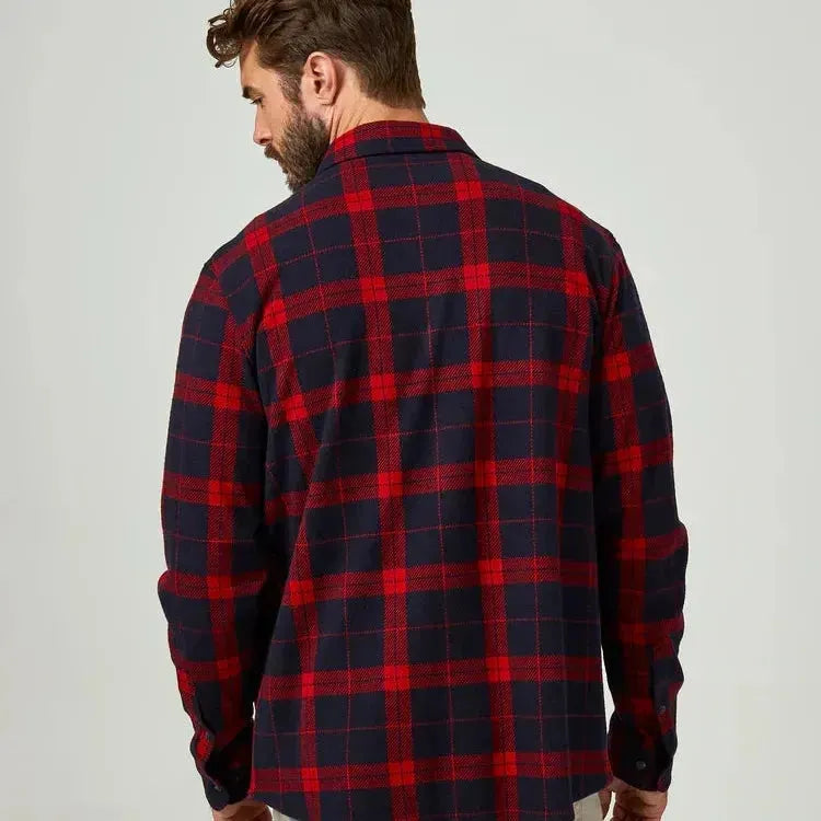 Generation 4-way Stretch Shirt | Red Plaid