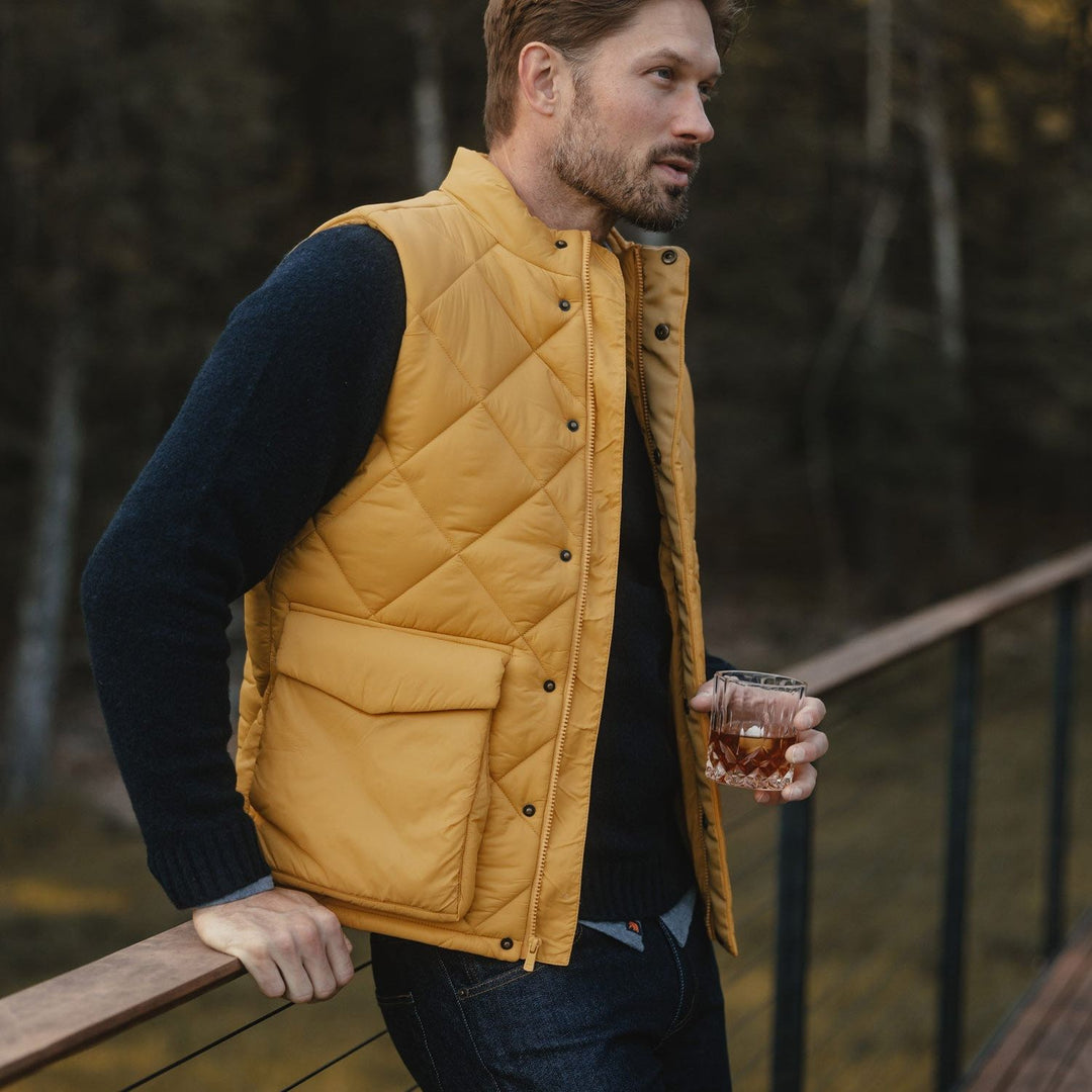 Parker Vest | Goldenrod