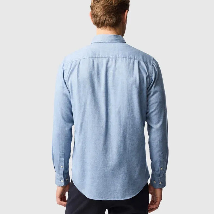 Barrhill Sports Fit Shirt | Chambray