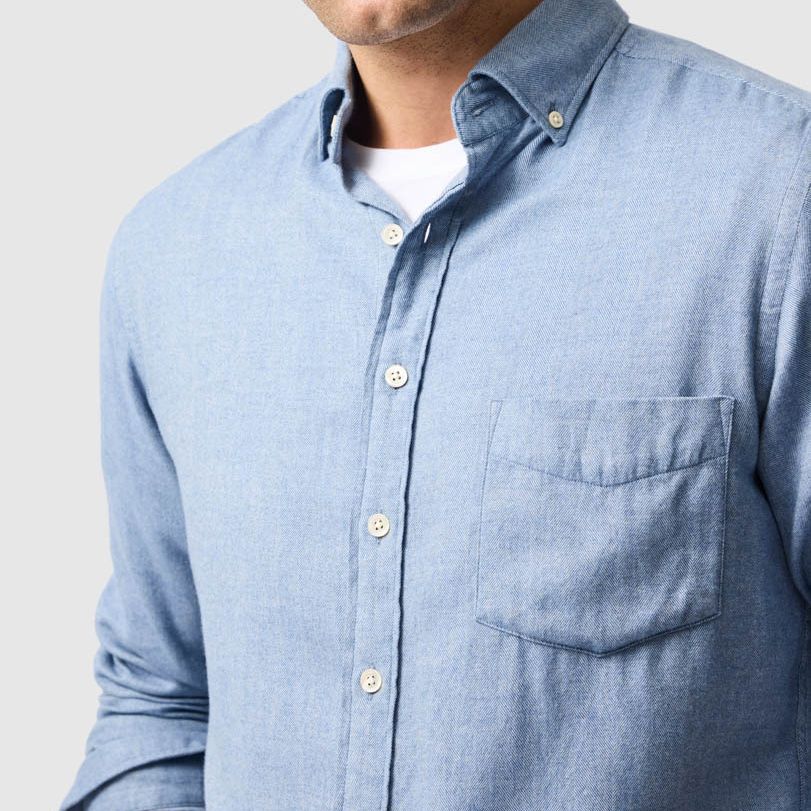Barrhill Sports Fit Shirt | Chambray