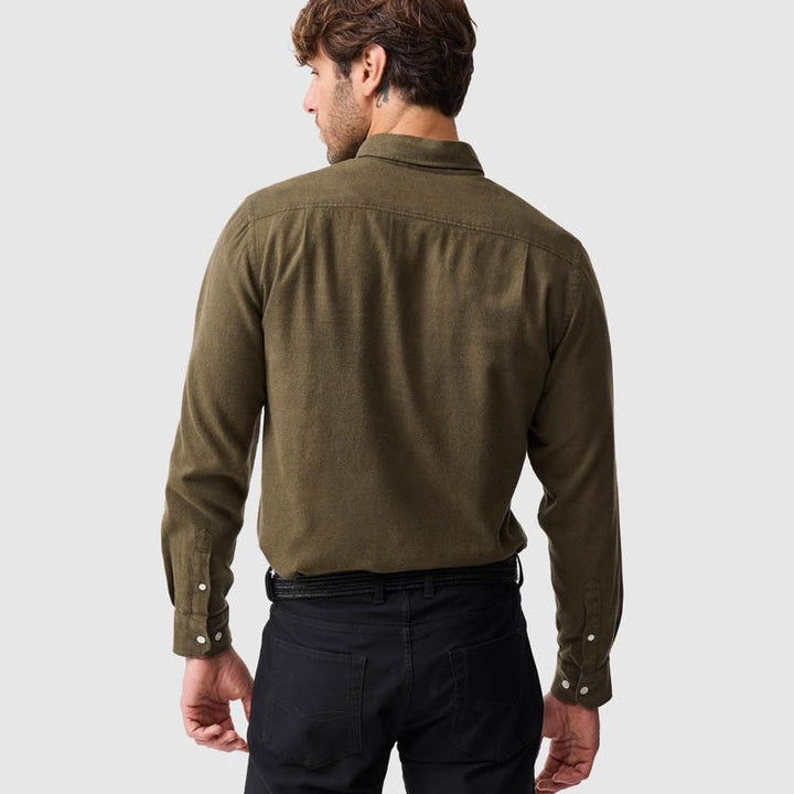 Barrhill Sports Fit Shirt | Khaki