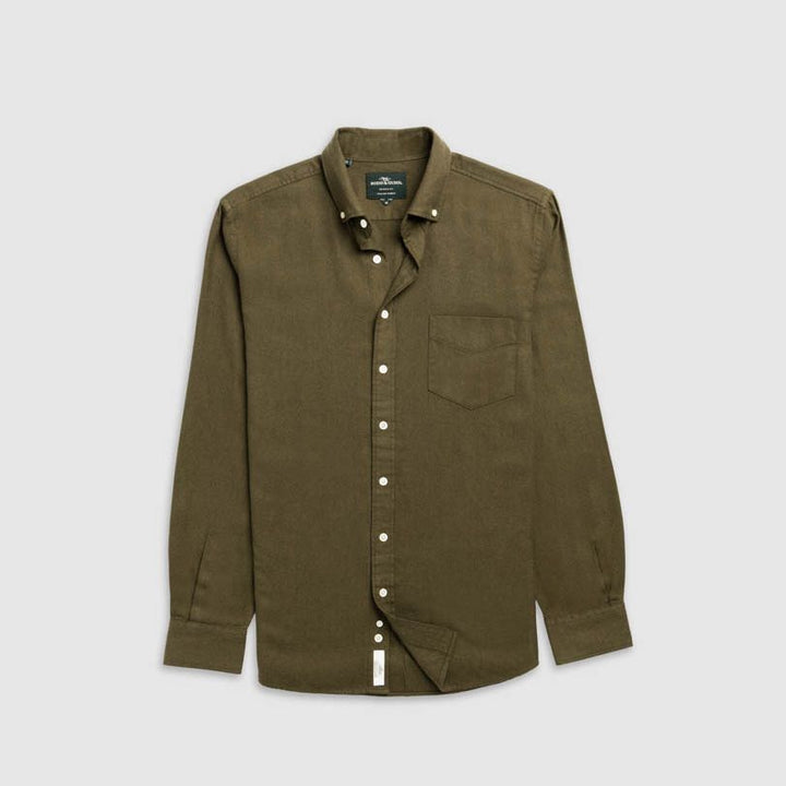 Barrhill Sports Fit Shirt | Khaki