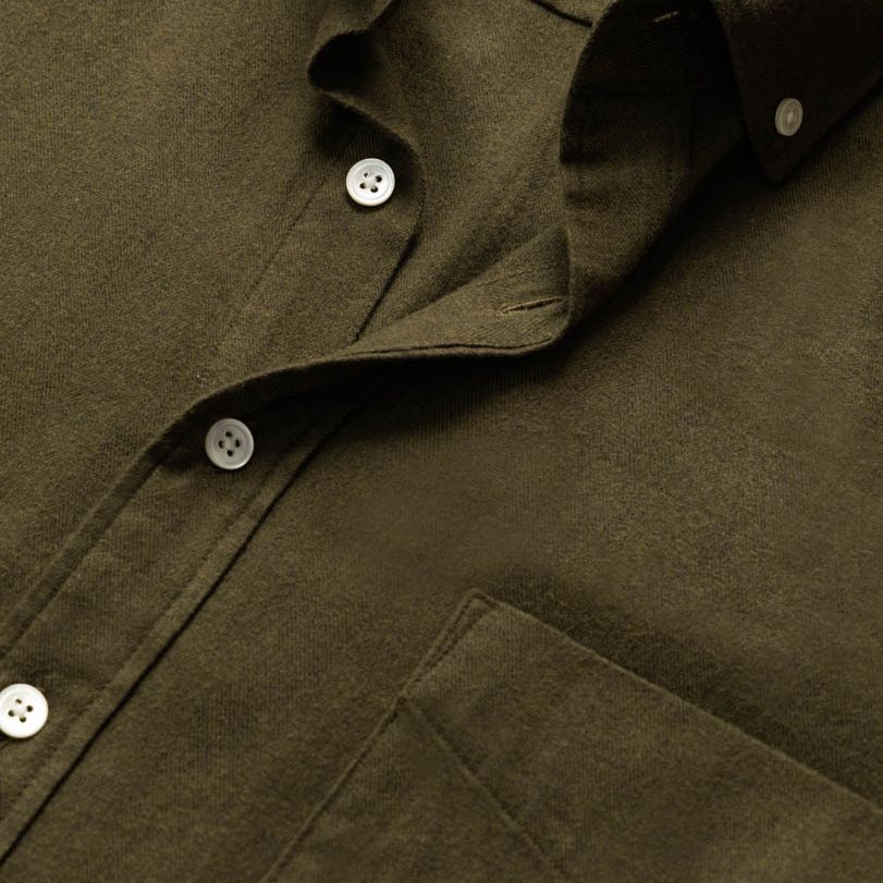 Barrhill Sports Fit Shirt | Khaki