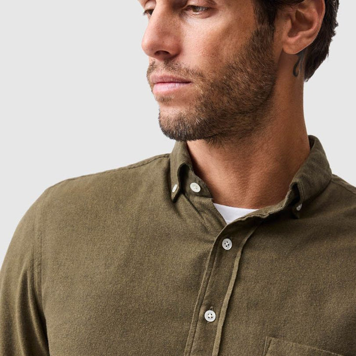 Barrhill Sports Fit Shirt | Khaki