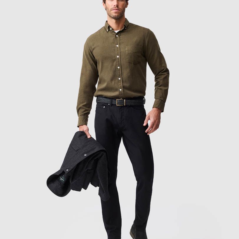 Barrhill Sports Fit Shirt | Khaki