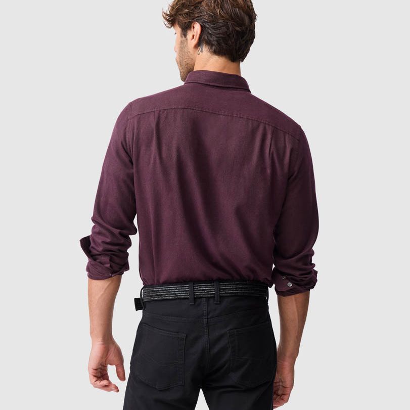 Barrhill Sports Fit Shirt | Mulberry