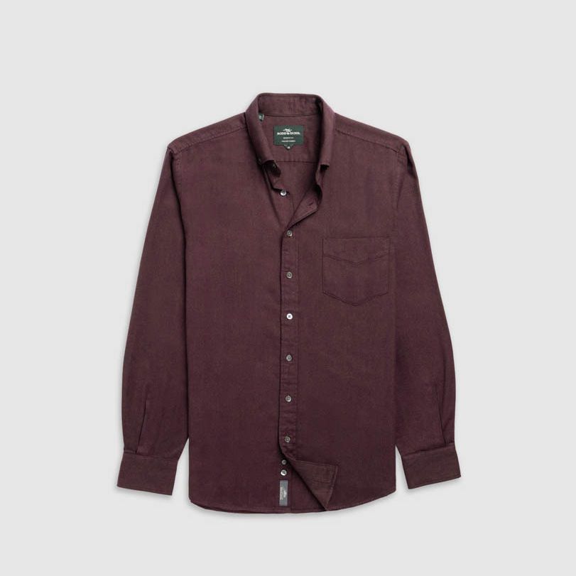 Barrhill Sports Fit Shirt | Mulberry