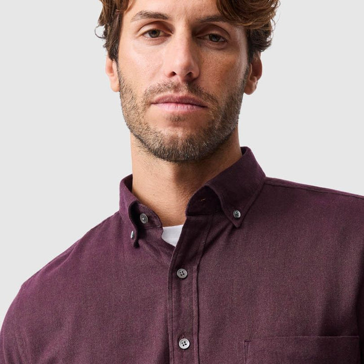 Barrhill Sports Fit Shirt | Mulberry