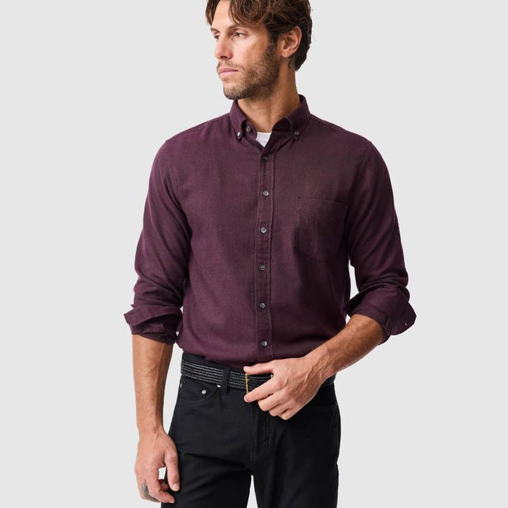 Barrhill Sports Fit Shirt | Mulberry