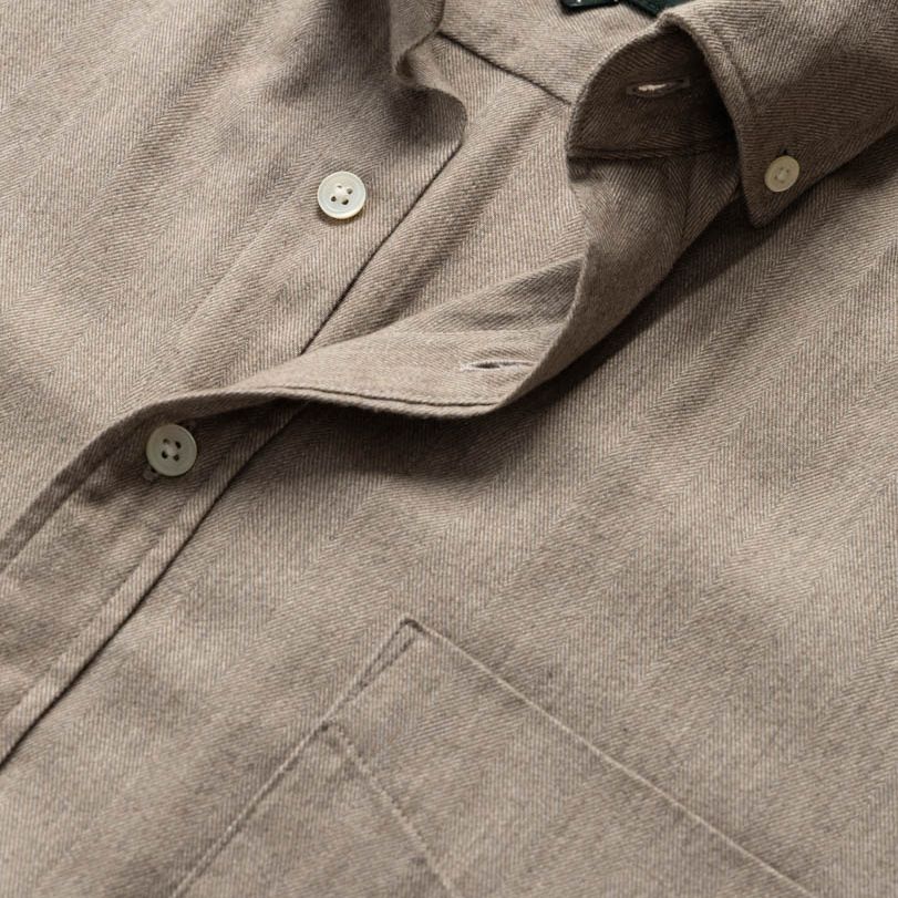 Barrhill Sports Fit Shirt | Taupe