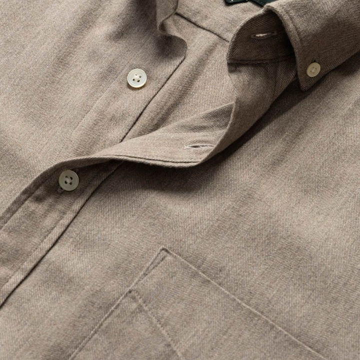 Barrhill Sports Fit Shirt | Taupe