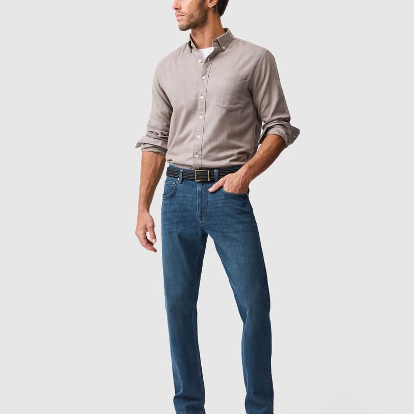 Barrhill Sports Fit Shirt | Taupe