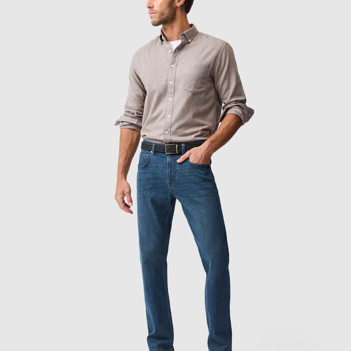 Barrhill Sports Fit Shirt | Taupe