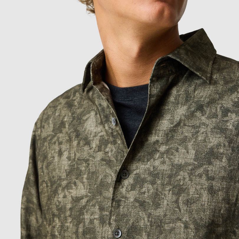 Campbell Valley Sports Fit Shirt | Moss