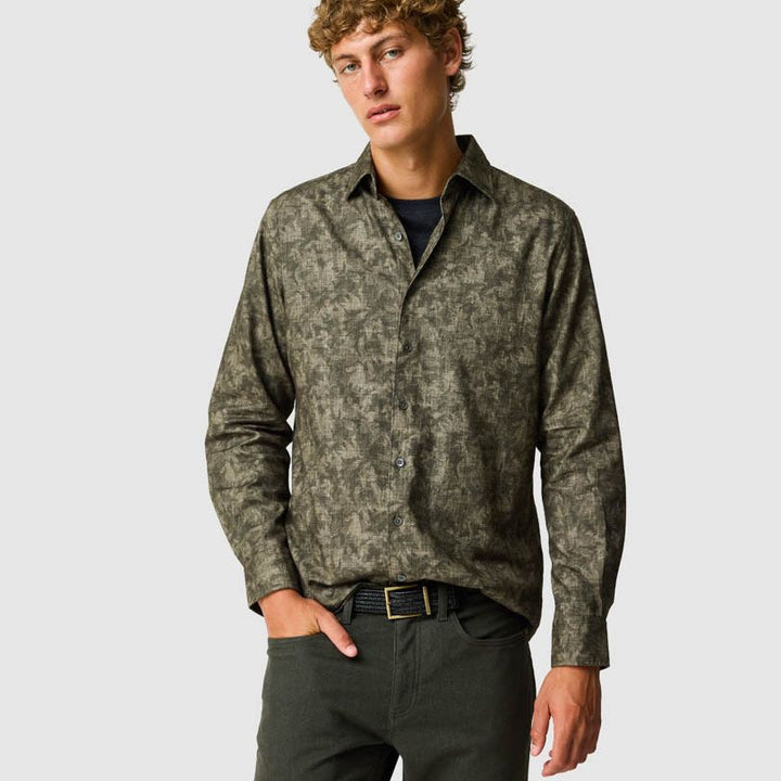 Campbell Valley Sports Fit Shirt | Moss