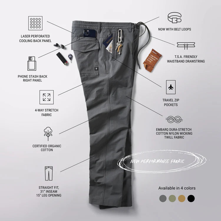 Layover Pro Traveler Pants | Charcoal