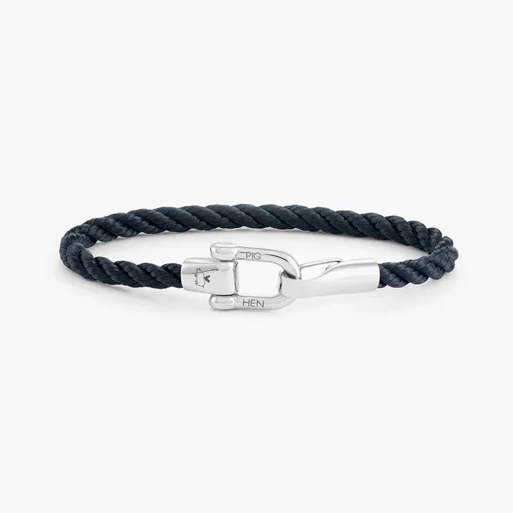 Lobster Larry Bracelet | Navy/Silver