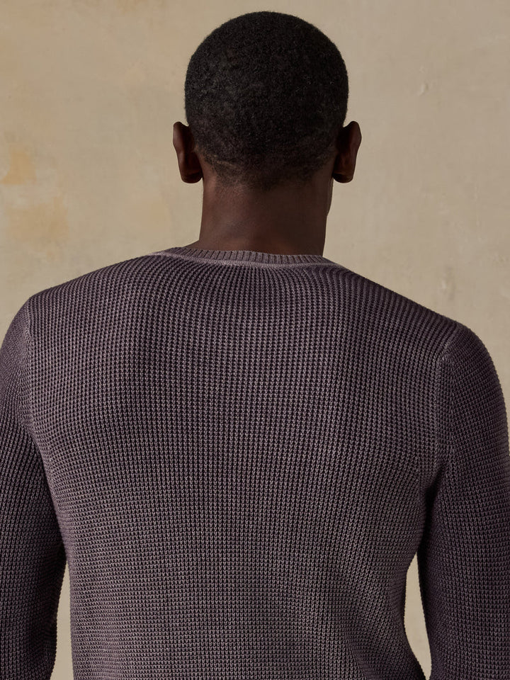 Sunwashed Crewneck Sweater | Lilac Twilight