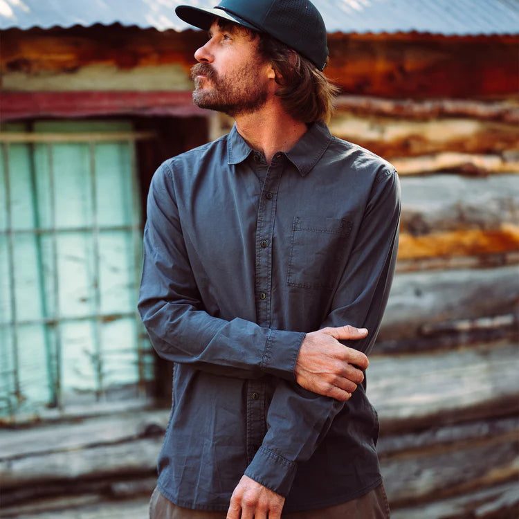 Made To Fade Button Up Shirt | Washed Charcoal